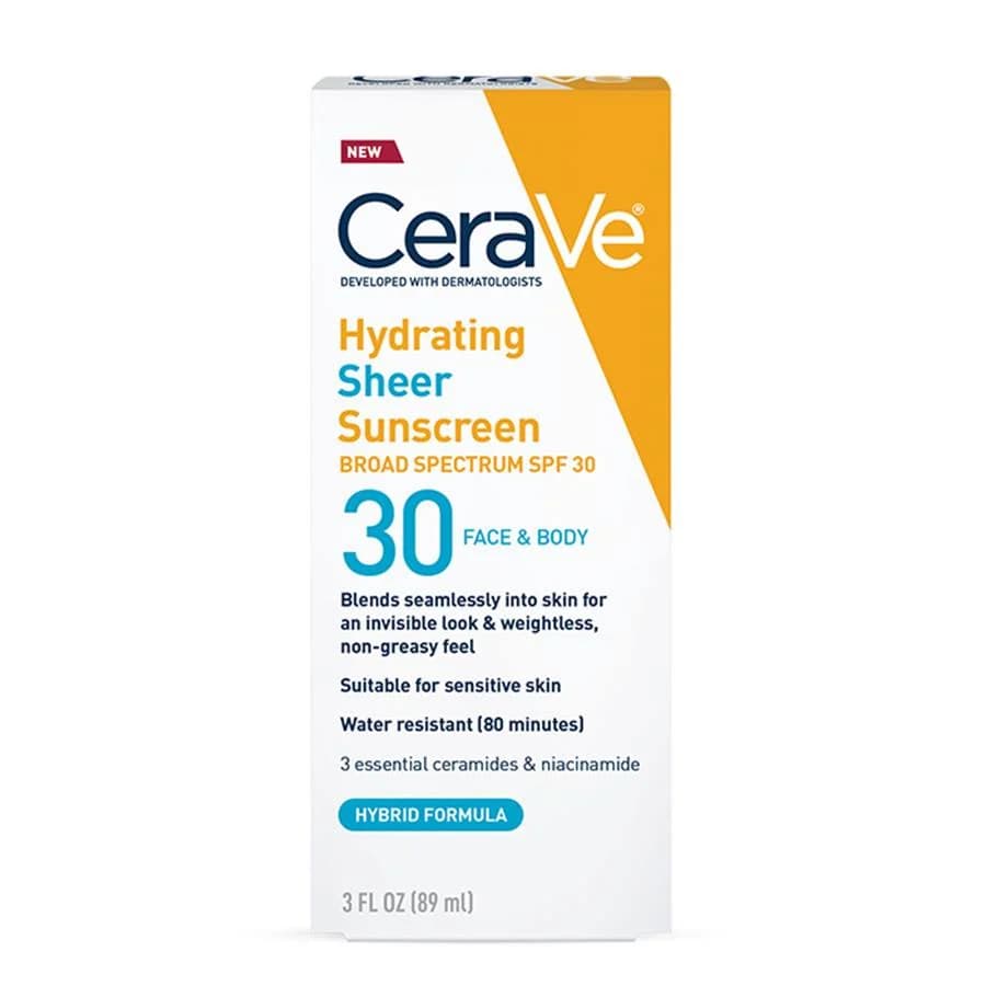 Hydrating Sheer Sunscreen Broad Spectrum SPF 30 for Face & Body - alternate view